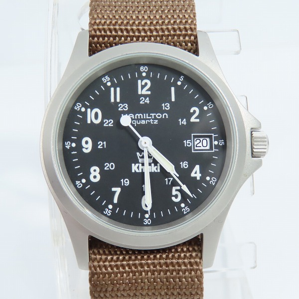 実際に弊社で買取させて頂いたHAMILTON/ハミルトン Khaki/カーキ アナログ クォーツ ウォッチ 腕時計/H982114F