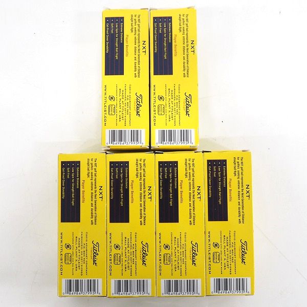 実際に弊社で買取させて頂いた【未使用】Titleist/タイトリスト NTX ゴルフボール ホワイト 計18個の画像 3枚目