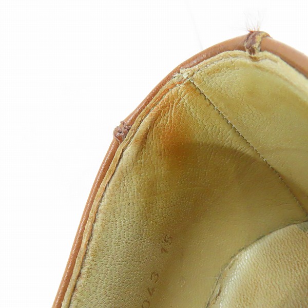 実際に弊社で買取させて頂いたParaboot/パラブーツ CHAMBORD/シャンボード Uチップ レザーシューズ 9の画像 6枚目