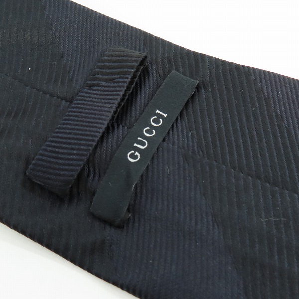 実際に弊社で買取させて頂いたGUCCI/グッチ GGロゴ シルク100％ ネクタイの画像 1枚目