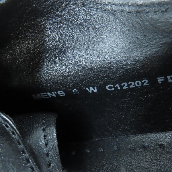 実際に弊社で買取させて頂いたCOLE HAAN/コールハーン レザーシューズ/革靴 ストレートチップ C12202/8Wの画像 5枚目