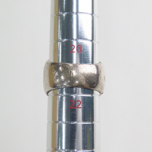 実際に弊社で買取させて頂いたCHROME HEARTS/クロムハーツ キーパーリング 21.5号の画像 7枚目