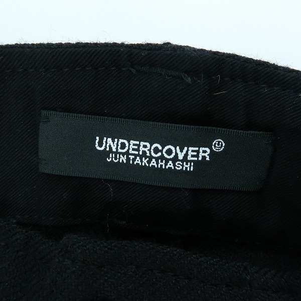 実際に弊社で買取させて頂いた【未使用】UNDERCOVER/アンダーカバー 23AW ビーズ装飾 ウールカーゴパンツ UC2C4513/3の画像 2枚目