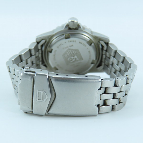 実際に弊社で買取させて頂いたTAG HEUER/タグホイヤー 200m プロフェッショナル デイト アナログ腕時計 929-208H 【動作未確認】の画像 2枚目