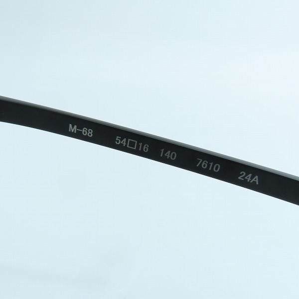 実際に弊社で買取させて頂いた999.9/フォーナインズ メガネフレーム アイウェア M-68の画像 5枚目