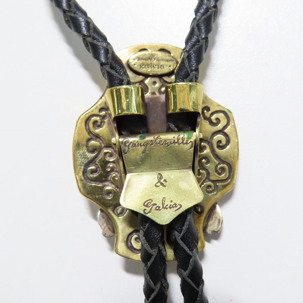 実際に弊社で買取させて頂いた(1)GANGSTERVILLE×Galcia/ギャングスタービル×ガルシア スカル ボロタイ シルバー×真鍮の画像 2枚目