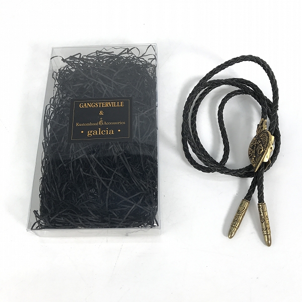 実際に弊社で買取させて頂いた(2)Gangsterville×galcia/ギャングスタービル×ガルシア TWO FACE/ダブルフェイス BOLO TIE/ボロタイ/ループタイ ブラス/真鍮の画像 8枚目