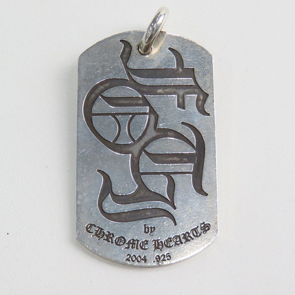 実際に弊社で買取させて頂いたCHROME HEARTS/クロムハーツ フォティミスラーレン ドッグタグの画像 2枚目