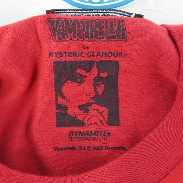 実際に弊社で買取させて頂いた【未使用】HYSTERIC GLAMOUR/ヒステリックグラマー VAMPIRELLA/OMNIBUS Tシャツ 02222CT03/Mの画像 3枚目