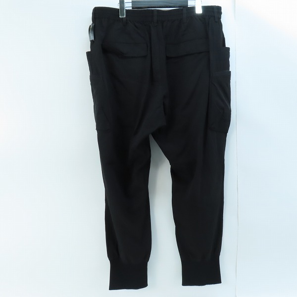 実際に弊社で買取させて頂いたY-3/ワイスリー Yohji Yamamoto×adidas/ヨウジヤマモト×アディダス ストライプパンツ GV4225/XLの画像 1枚目