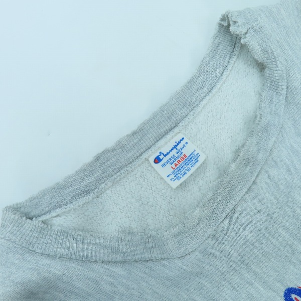 実際に弊社で買取させて頂いたChampion/チャンピオン 80s All-Madden Teams スウェットシャツ/Lの画像 3枚目