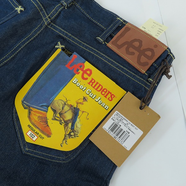 実際に弊社で買取させて頂いた【未使用】Lee/リー Lot.102 ブーツカット デニムパンツ LM5102 /W30 L34の画像 5枚目