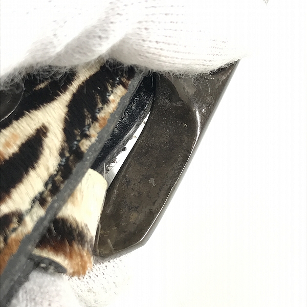 実際に弊社で買取させて頂いたBLACKTOPMOTORCYCLE/ブラックトップモーターサイクル タイガー柄/レザーベルトの画像 5枚目