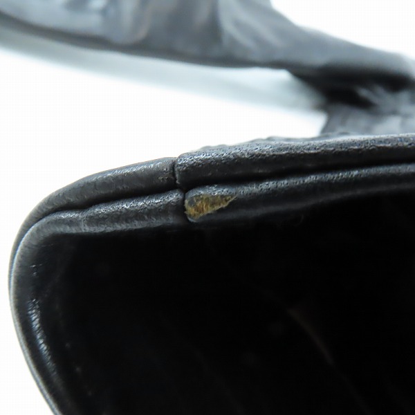 実際に弊社で買取させて頂いたBACKLASH The Line/バックラッシュ ザ ライン ジップアップ ホース レザー シャツ ジャケット シルバー/木製 ハンガー付き T-128/Mの画像 7枚目