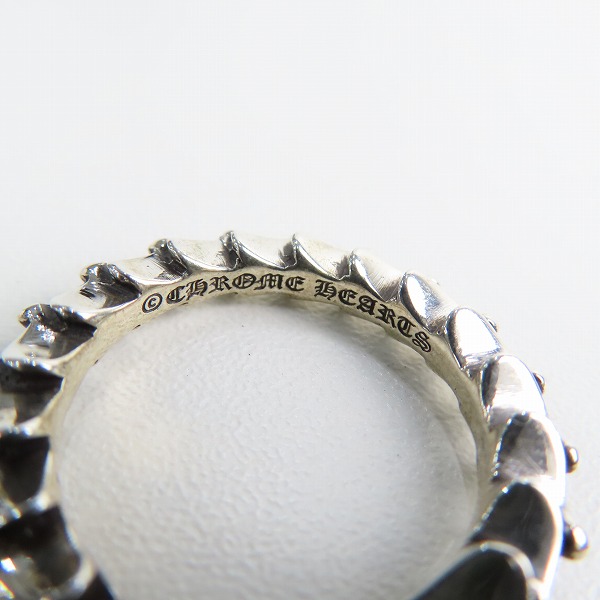 実際に弊社で買取させて頂いたCHROME HEARTS/クロムハーツ クロステイルフープピアスの画像 4枚目