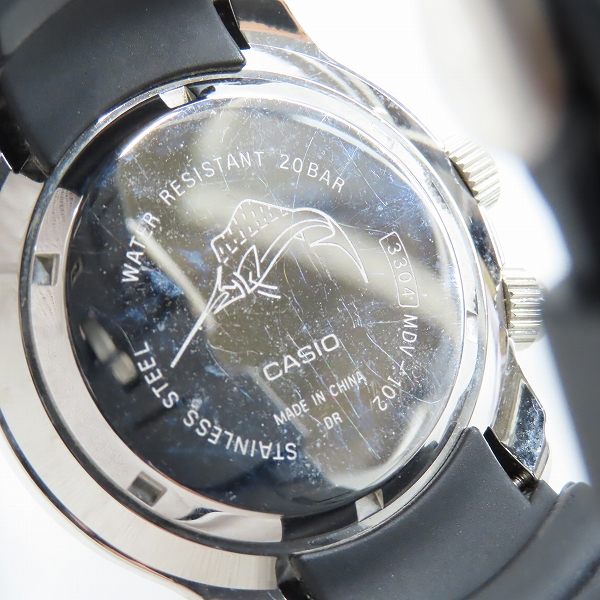 実際に弊社で買取させて頂いたCASIO/カシオ クオーツ 腕時計 MDV-102 【動作未確認】の画像 3枚目
