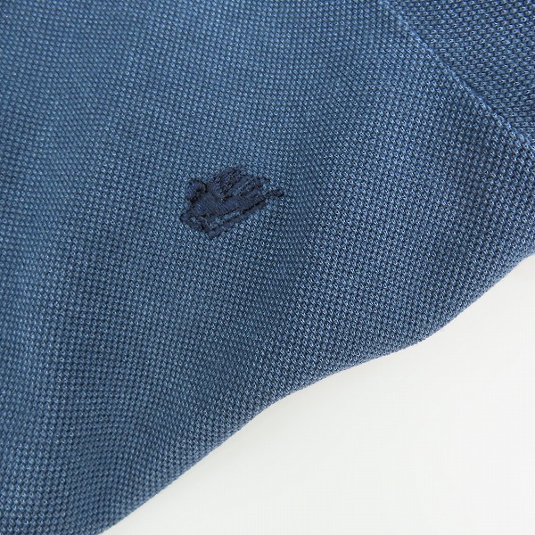 実際に弊社で買取させて頂いたETRO/エトロ 胸ロゴ刺繍 襟下ペイズリー柄半袖ポロシャツ XSの画像 6枚目