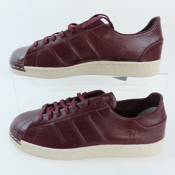 実際に弊社で買取させて頂いた【未使用】adidas/アディダス Y-3/ワイスリー SUPERSTAR/スーパースター レザースニーカーIG4027/26.5の画像 3枚目