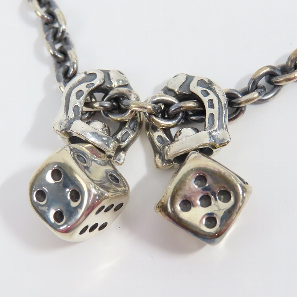 実際に弊社で買取させて頂いた（2）GANGSTERVILLE/ギャングスタービル × galcia/ガルシア DICE TOP/CHIAN SET/ダイス ネックレスの画像 1枚目
