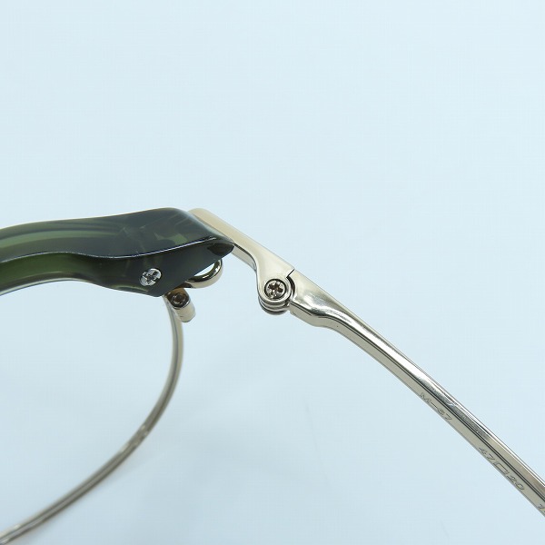 実際に弊社で買取させて頂いた999.9/フォーナインズ メガネフレーム アイウェア M-67の画像 4枚目