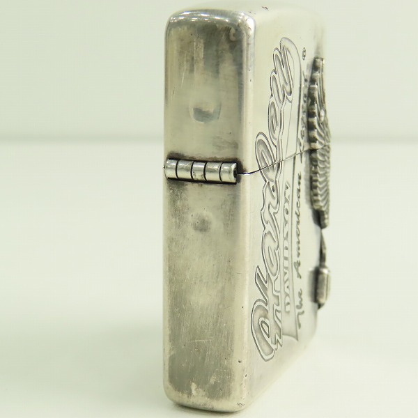 実際に弊社で買取させて頂いたZIPPO/ジッポー HARLEY DAVIDSON/ハーレーダビッドソン サイドメタル 1996年製の画像 2枚目