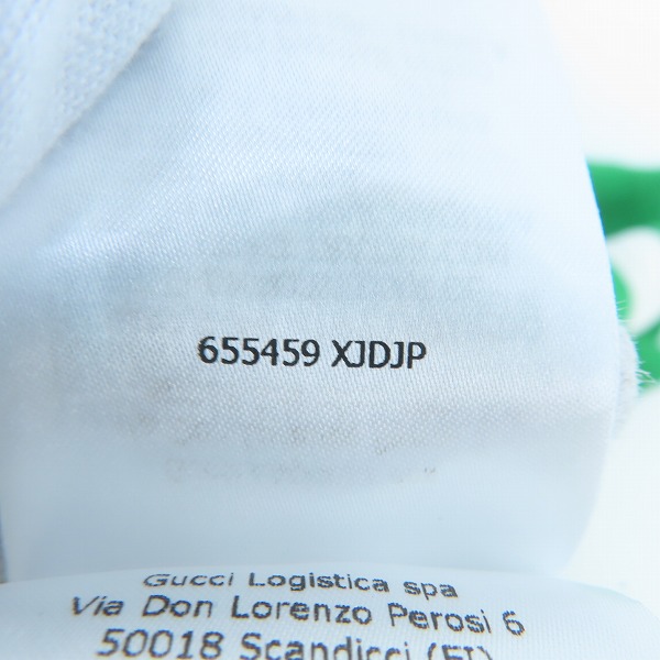 実際に弊社で買取させて頂いた【JPタグ】GUCCI/グッチ TO HUG A SNAKEプリントTシャツ 655459 XJDJP/Mの画像 4枚目