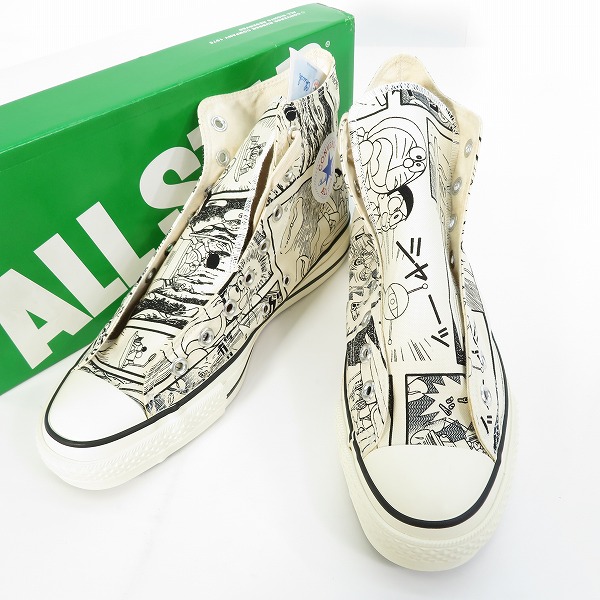 実際に弊社で買取させて頂いた【未使用】CONVERSE/コンバース AS RETRO DORAEMON HI MATURAL オールスター ドラえもん/8.5