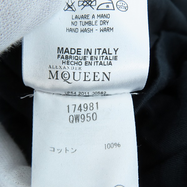 実際に弊社で買取させて頂いたALEXANDER MQUEEN/アレキサンダーマックイーン スカル ペイズリー 半袖Tシャツ の画像 4枚目