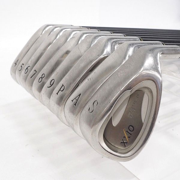 実際に弊社で買取させて頂いたDUNLOP/ダンロップ XXIO/ゼクシオ 2代目 アイアン #4～9,P,A,Sw 9本セット MP200 FLEX：R