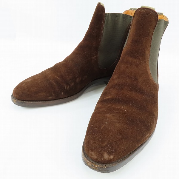 実際に弊社で買取させて頂いたEDWARD GREEN/エドワードグリーン スエード サイドゴアブーツ 51524 8.5