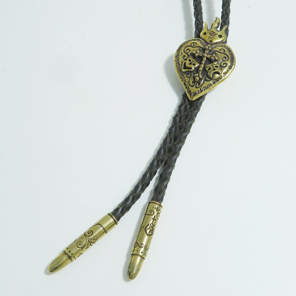実際に弊社で買取させて頂いた(1)Gangsterville×galcia/ギャングスタービル×ガルシア TWO FACE/ダブルフェイス BOLO TIE/ボロタイ/ループタイ ブラス/真鍮