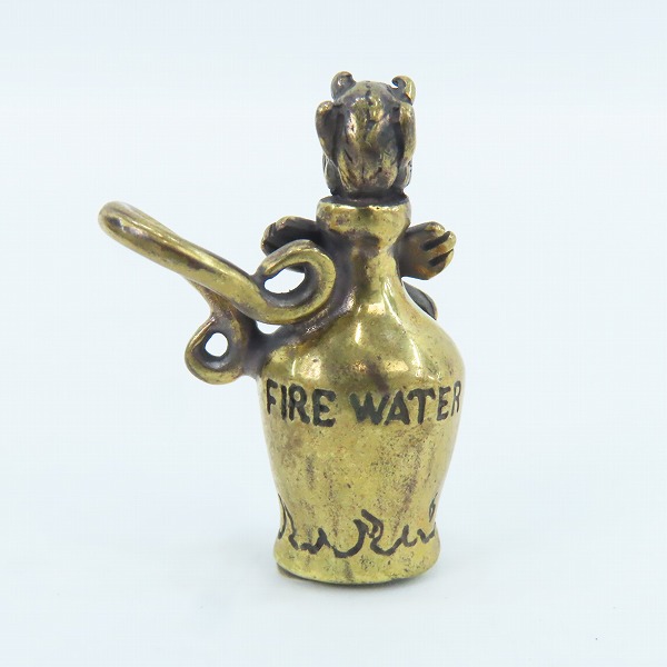 実際に弊社で買取させて頂いた(1)GANGSTERVILLE×Galcia/ギャングスタービル×ガルシア POISON BOTTLE ブラス/真鍮 ペンダントトップの画像 2枚目