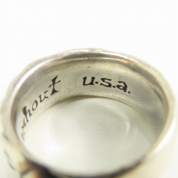 実際に弊社で買取させて頂いたLEONARD KAMHOUT/レナードカムホート アフターグローリング 17号の画像 7枚目