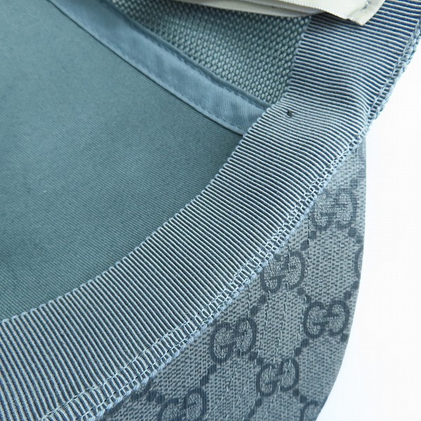 実際に弊社で買取させて頂いた【JPタグ】GUCCI/グッチ GGスプリームキャンバス ベースボールキャップ 733927 4HAXNの画像 8枚目