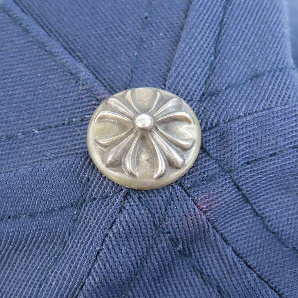 実際に弊社で買取させて頂いたCHROME HEARTS/クロムハーツ CH刺繍 ベースボールキャップの画像 8枚目
