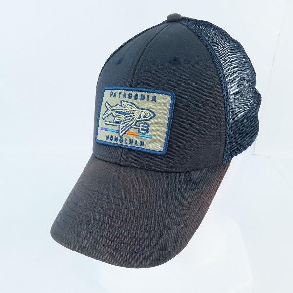 実際に弊社で買取させて頂いたpatagonia/パタゴニア HONOLULU/ホノルル フィッシュワッペン ヴィンテージ メッシュキャップ /フリー