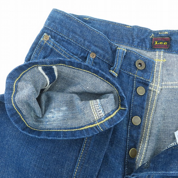 実際に弊社で買取させて頂いたLee/リー Lot 3101 1944年復刻モデル COWBOY デニムパンツ/29×33の画像 2枚目