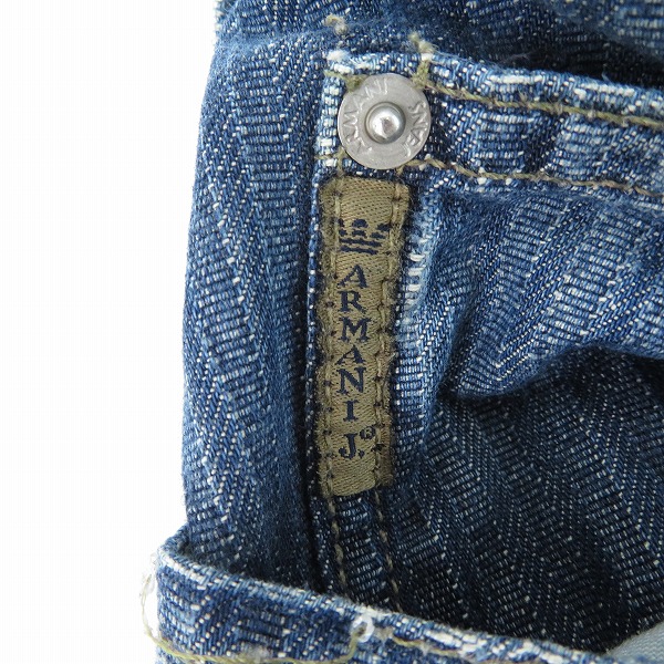 実際に弊社で買取させて頂いたARMANI JEANS/アルマーニジーンズ ストライプ柄デニムパンツ 30の画像 7枚目