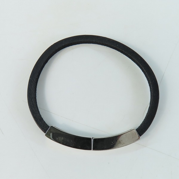 実際に弊社で買取させて頂いたHERMES/エルメス レザー×メタル ブレスレットの画像 5枚目