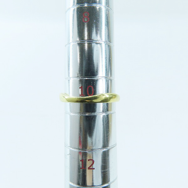 実際に弊社で買取させて頂いたCartier/カルティエ ラブミーリング AU750/K18YG/イエローゴールド 51/10.5号の画像 9枚目