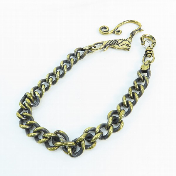 実際に弊社で買取させて頂いた(1)GANGSTERVILLE×Galcia/ギャングスタービル×ガルシア SWALLOW WALLET-CHAIN/スワロー ウォレットチェーン/真鍮/ブラス