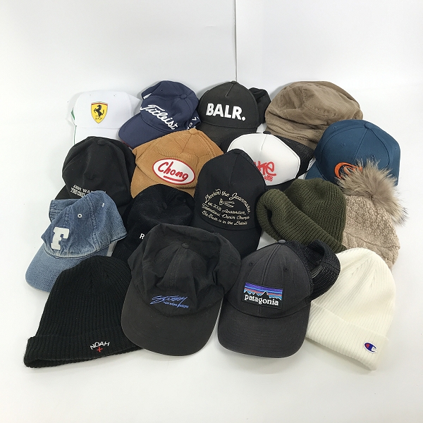 実際に弊社で買取させて頂いた【おまとめ】ステューシー/パタゴニア/チャンピオン 他 キャップ/ニット帽 等