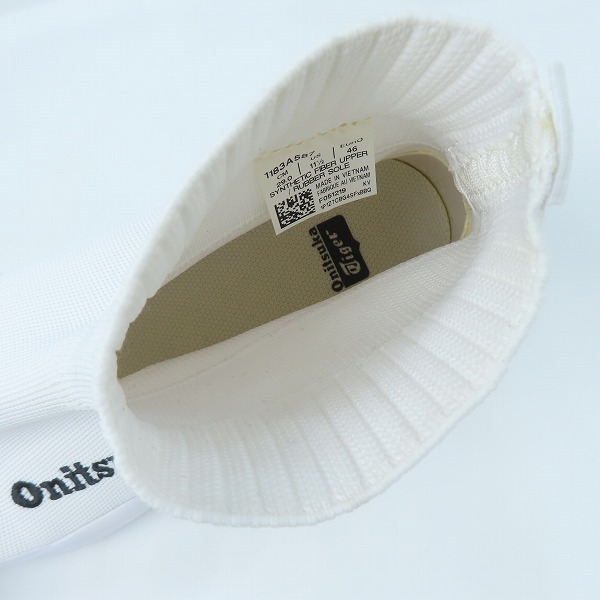 実際に弊社で買取させて頂いたOnitsukaTiger/オニツカタイガー P-TRAINER KNIT/ホワイト/1183A587/29の画像 4枚目
