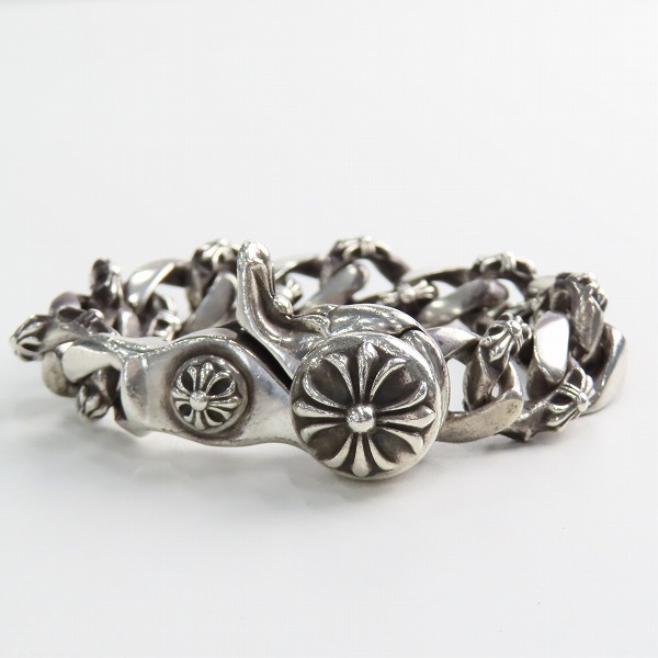 実際に弊社で買取させて頂いたCHROME HEARTS/クロムハーツ ファンシーチェーンクリップ ブレスレット　の画像 1枚目