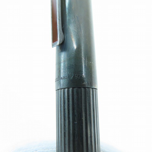 実際に弊社で買取させて頂いたS.T.DuPont/デュポン SILVER925/シルバー925/銀無垢 キャップ式万年筆 ペン先 18ct/K18/750の画像 8枚目