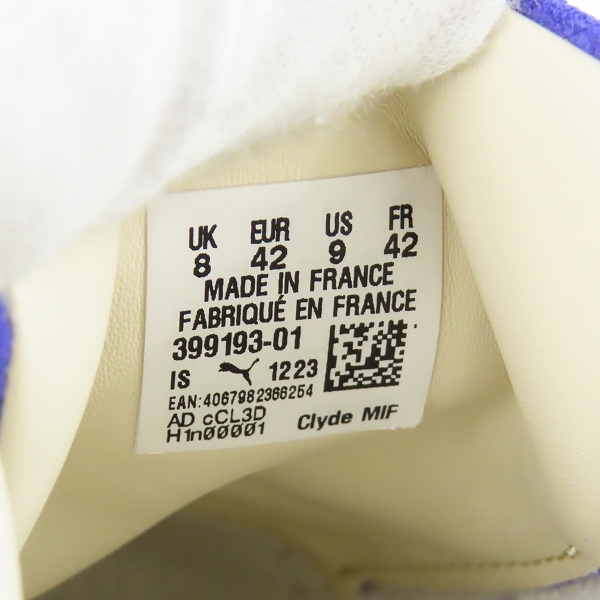 実際に弊社で買取させて頂いたPUMA/プーマ CLYDE OG 399193-01/US9の画像 5枚目