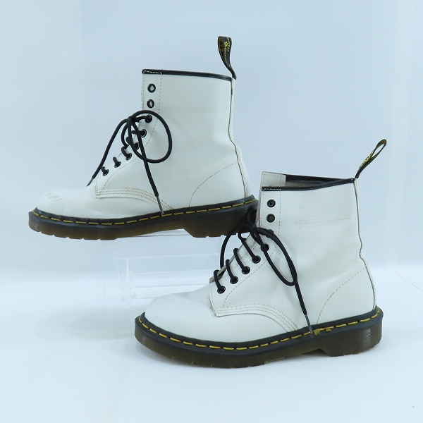実際に弊社で買取させて頂いたDr.Martens/ドクターマーチン 8ホールブーツ ホワイト/6の画像 3枚目