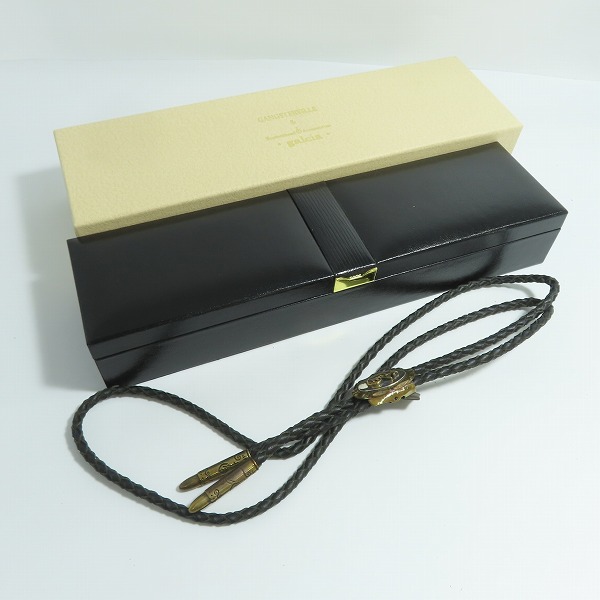 実際に弊社で買取させて頂いた(4)GANGSTERVILLE×Galcia/ギャングスタービル×ガルシア G ループタイ/ボロタイ/ブラス/シルバーの画像 8枚目