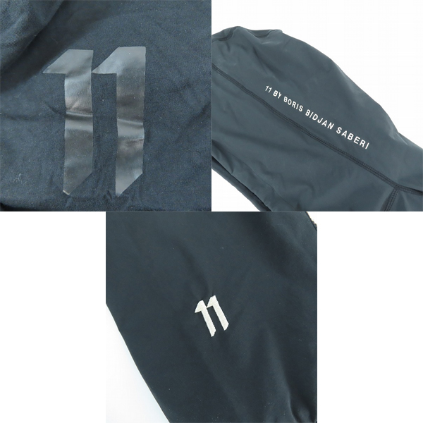 実際に弊社で買取させて頂いた11 by Boris Bidjan Saberi/イレブンバイボリスビジャンサベリ H1B Hoodie in Black H1B F1343の画像 2枚目