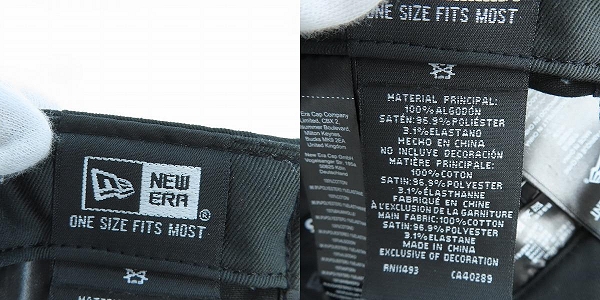 実際に弊社で買取させて頂いたSAINT LAURENT×NEW ERA/サンローラン×ニューエラ YSL MONOGRAM CAP ロゴキャップ 687687YCL361000の画像 5枚目